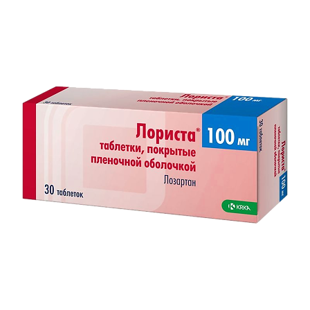 Лориста тб 0,1г №30