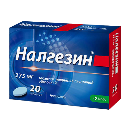 Налгезин таб. п/о 0,275 N20