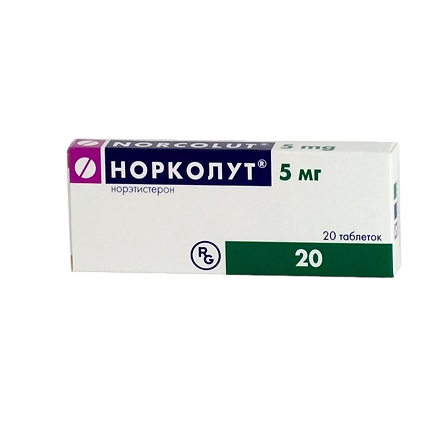 Норколут тб 5мг №20 — фото 2