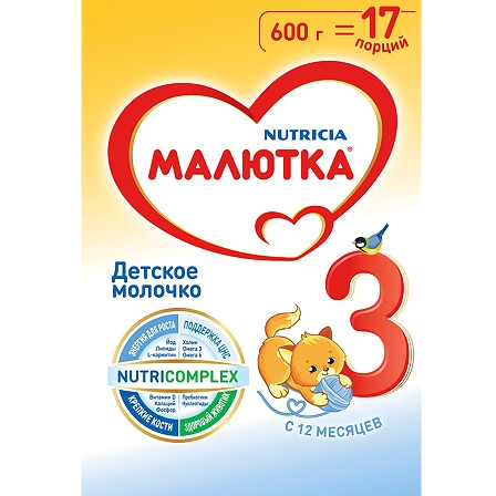 Малютка 3 600г смесь