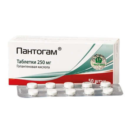 Пантогам таб. 250мг N50