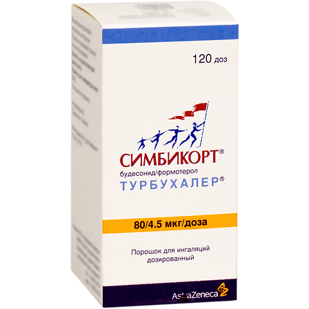 Симбикорт турбухалер аэр 80мкг+4,5мкг/120доз — фото 3