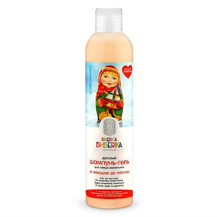 NATURA SIBERIKA Биберика шампунь-гель д/маленьких 4530