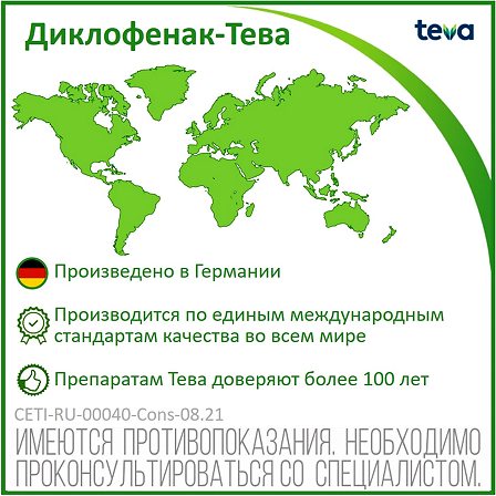 Диклофенак-Тева гель 1 % 40г  — фото 3