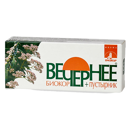 Вечернее+пустырник драже №60 БАД БИОКОР — фото 2