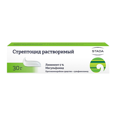 Стрептоцида линимент 5% 30г Нижфарм — фото 2