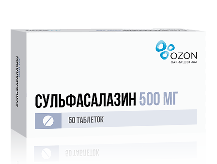 Сульфасалазин тб 500мг №50 Озон — фото 3