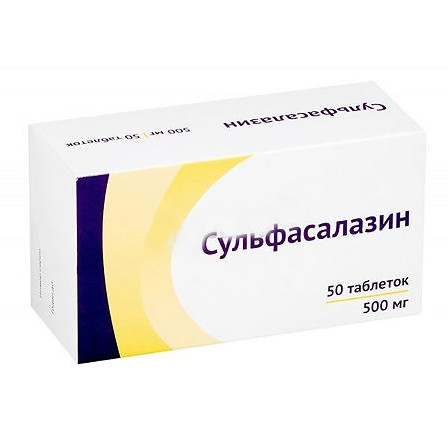Сульфасалазин тб 500мг №50 Озон