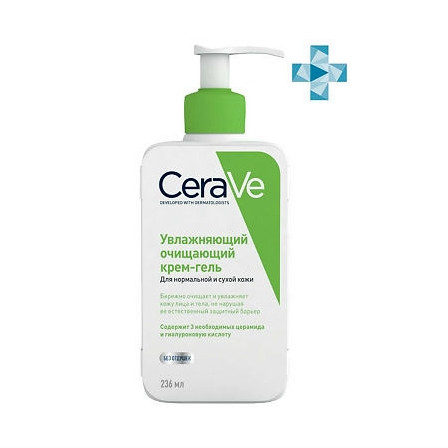 CeraVe увл. очищ. крем-гель 236 мл — фото 2