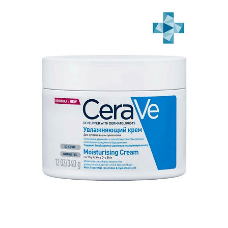 CeraVe увл. крем 340мл — фото 2