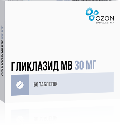 Гликлазид таб. с модиф.высвоб. 0,03 №60 — фото 2