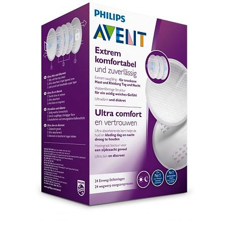 AVENT вкладыши женские гигиенические для бюстгалтера УНИВЕРС. ( уп 24 шт) SCF 254/24 — фото 2