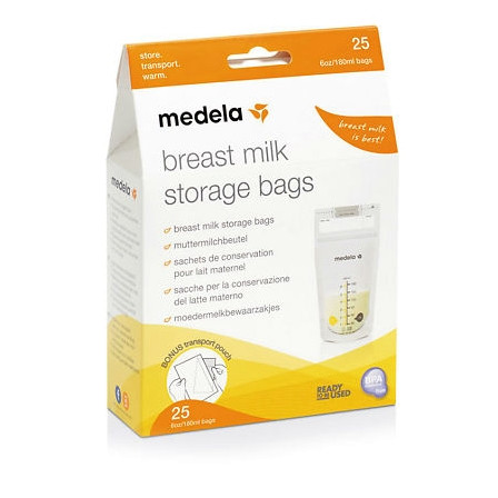 MEDELA ПАКЕТ ПОЛИМЕРНЫЕ ОДНОРАЗОВЫЕ Д/ХРАНЕНИЯ ГРУДНОГО МОЛОКА BREAST MILK STORAGE BAGS N25 — фото 2