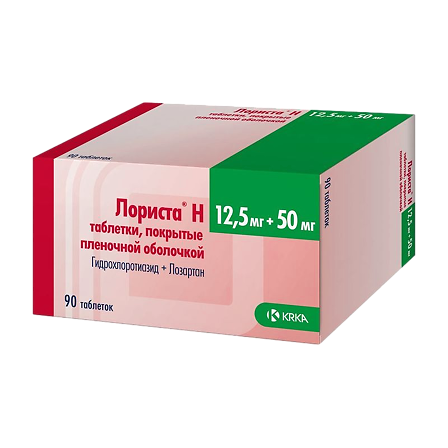 Лориста H тб 12,5+50мг №90 — фото 2