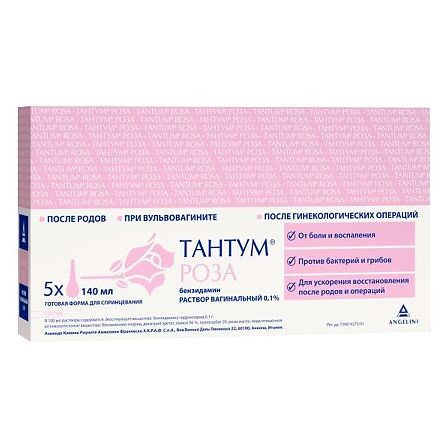 Тантум Роза р-р вагинальный 1мг/мл фл.140мл N1 — фото 3