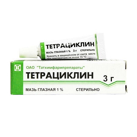 Тетрациклиновая мазь глазная 1% 3г туба — фото 2