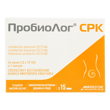 ПРОБИОЛОГ СРК N15 КАПС ПО 435,5МГ