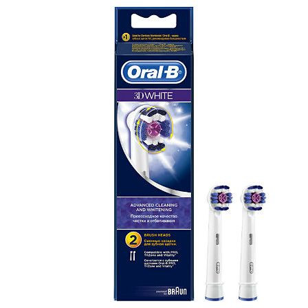 ORAL-B НАСАДКА 3D WHITE ОТБЕЛИВАЮЩАЯ N2 — фото 3