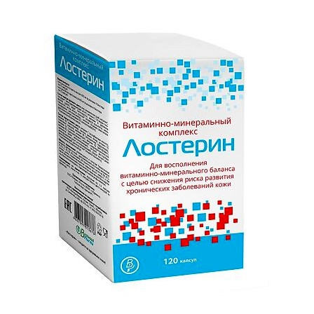 ЛОСТЕРИН ВИТАМИННО-МИНЕРАЛЬНЫЙ КОМПЛЕКС N120 КАПС