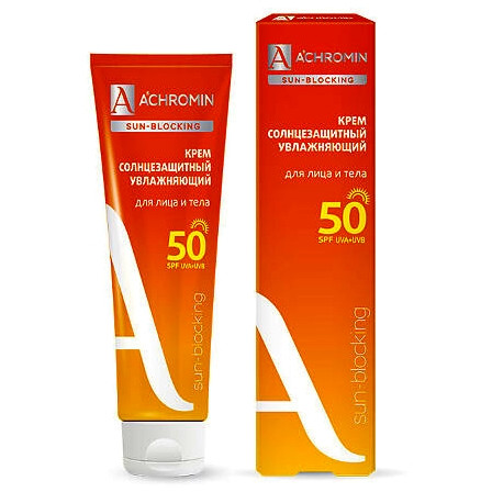 ACHROMIN КРЕМ СОЛНЦЕЗАЩИТНЫЙ ЭКСТРА-ЗАЩИТА Д/ЛИЦА И ТЕЛА SPF50 100МЛ — фото 2