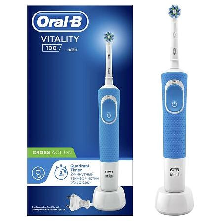 ORAL-B ЗУБНАЯ ЩЕТКА VITALITY 100 PRO/ТИП 3710/С НАСАДКОЙ CROSS ACTION/ЭЛЕКТР — фото 3