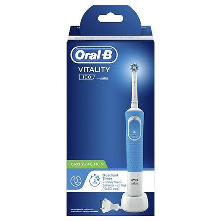 ORAL-B ЗУБНАЯ ЩЕТКА VITALITY 100 PRO/ТИП 3710/С НАСАДКОЙ CROSS ACTION/ЭЛЕКТР — фото 4