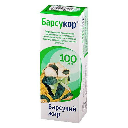 Барсукор Барсучий жир фл. 100мл НМ