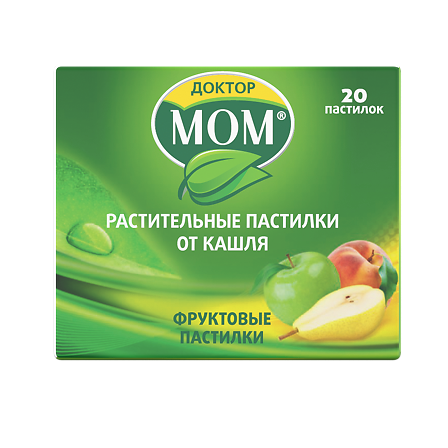 Доктор Мом паст. от кашля N20 (фруктовые) — фото 3