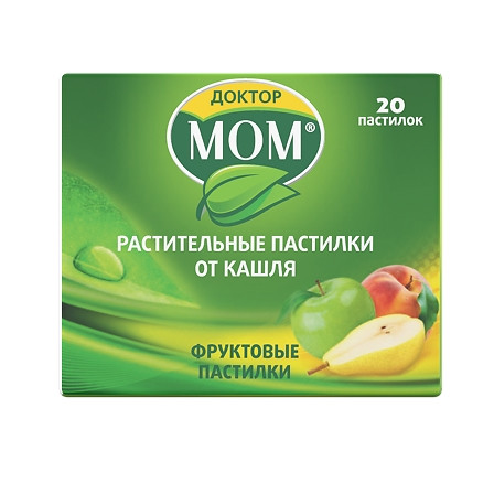Доктор Мом паст. от кашля N20 (фруктовые) — фото 2