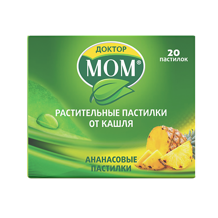 Доктор Мом паст. от кашля №20 (ананас) — фото 2