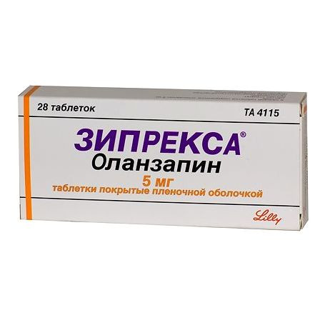 Зипрекса таб. п/о 5мг N28 — фото 2