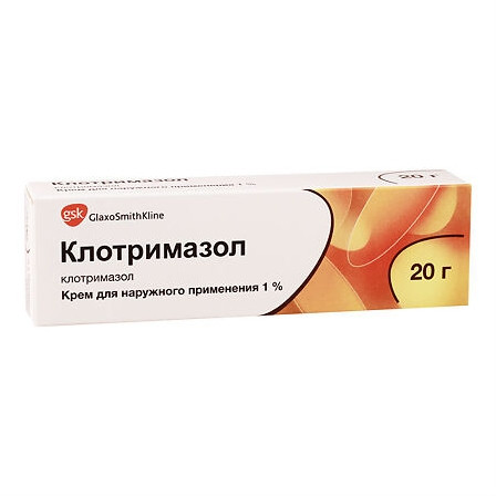Клотримазол крем 1% 20г Польша