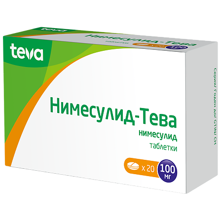 Нимесулид-Тева  таб. 100мг N20 — фото 2