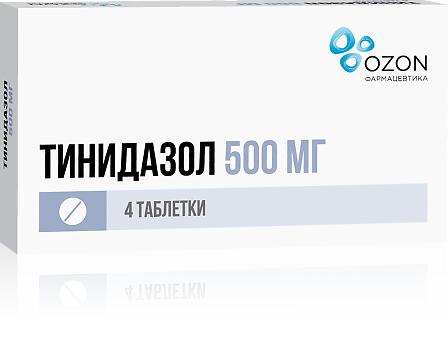 Тинидазол тб 500мг №4 Озон — фото 3