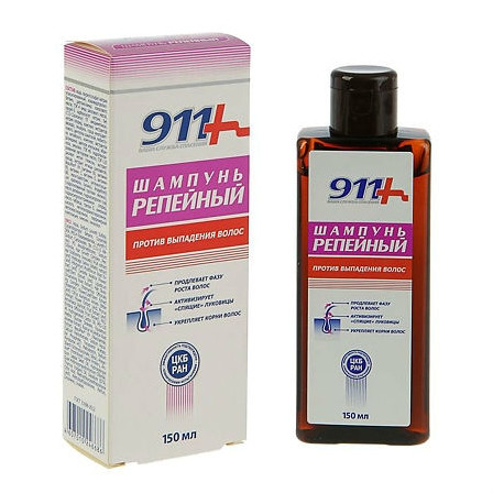 911 Репейный шампунь п/выпад. волос 150мл — фото 2