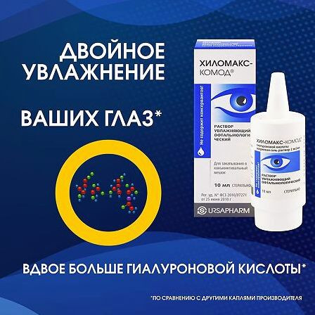 Хиломакс-Комод р-р увлаж. офтальмолог 10мл — фото 4