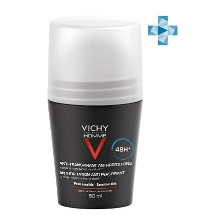 Vichy.HOMME. Дезодорант при избыточ.потоотделении 50 мл 72 час НМ — фото 3