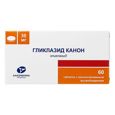 Гликлазид-Канон30мг №60 таб