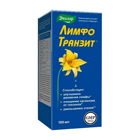 Транзит ЛимфоТранзит (лимфодренаж, снятие отеков) 100мл БАД