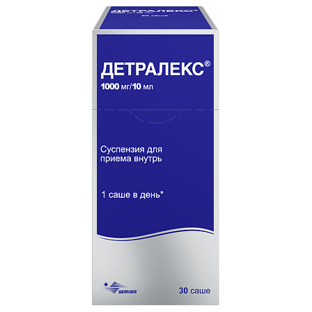 Детралекс сусп д/приема внутрь 1000мг N30 (саше) — фото 3
