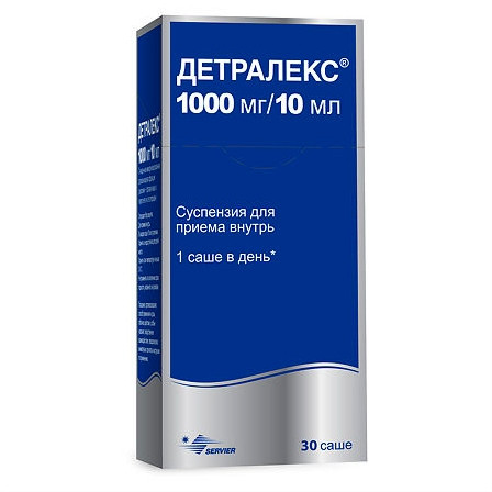 Детралекс сусп д/приема внутрь 1000мг N30 (саше) — фото 2