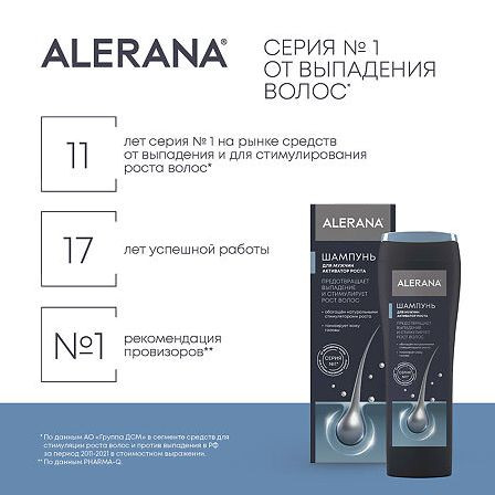 АЛЕРАНА шампунь д/мужчин Активатор роста 250мл НМ — фото 3