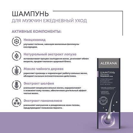 АЛЕРАНА шампунь д/мужчин Ежедневный уход 250мл МАРКИРОВКА — фото 4