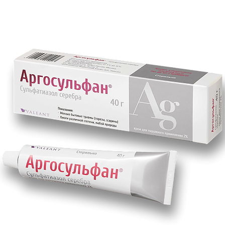 Аргосульфан крем 2% 40г