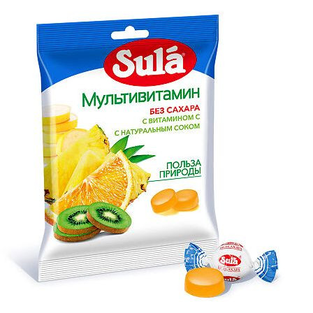 ЛЕДЕНЦЫ SULA Б/САХАРА 60,0 /МУЛЬТИВИТАМИН/ — фото 3