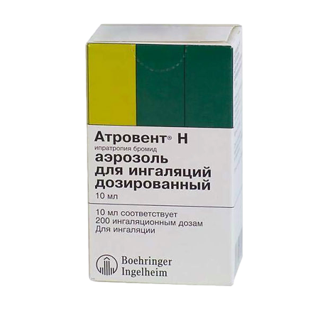 Атровент Н аэр. д/инг. доз. 20мкг/доза 200 доз — фото 4