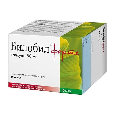 Билобил форте 80мг N60