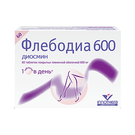 Флебодиа 600мг тб.п/о N60 — фото 2