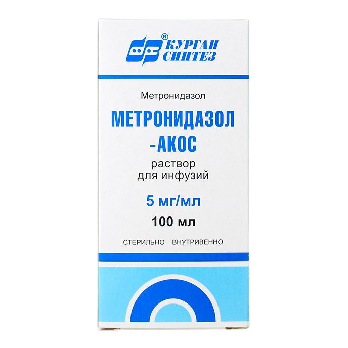 Метронидазол р-р д/инф. 0,5% 100мл флак.№44 Мосфарм  — фото 4