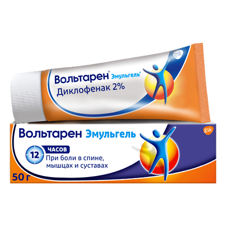 Вольтарен эмульгель гель д/наруж. прим. 2% 50г — фото 4